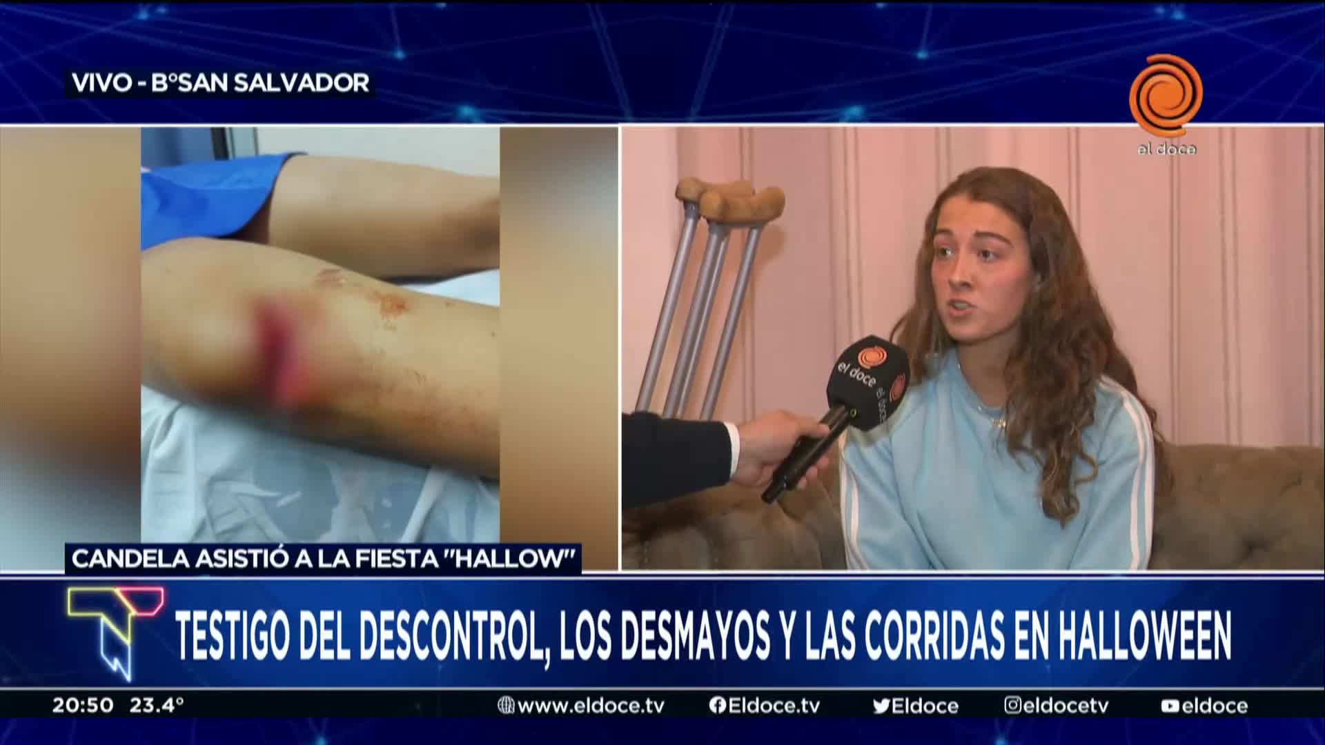 El testimonio de una asistente del descontrol en la fiesta de Halloween