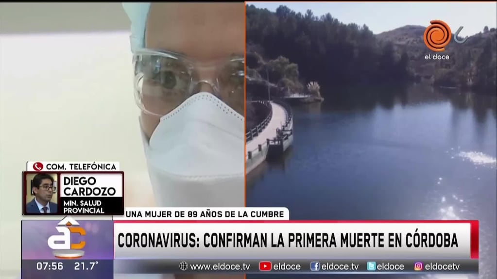 Muerte por coronavirus en La Cumbre: investigan posibles contagios