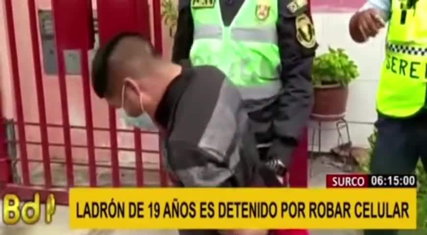 Robó, lo detuvieron y pidió por su mamá