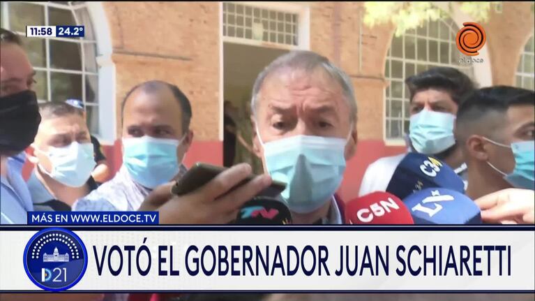 Decisión 2021: votaron Schiaretti y Juez