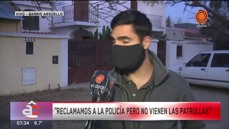 Barrio Argüello: vecinos cansados de la inseguridad