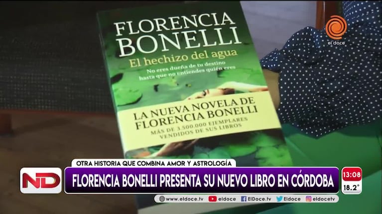 Con la astrología como guía, Florencia Bonelli presenta su libro en Córdoba