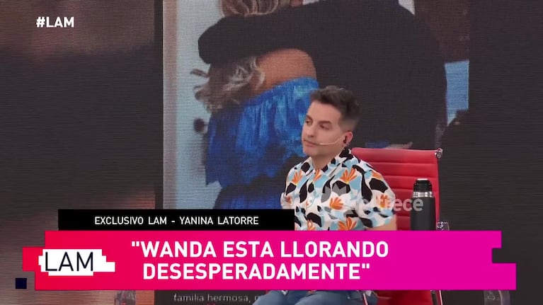 El audio de Wanda Nara a Yanina Latorre