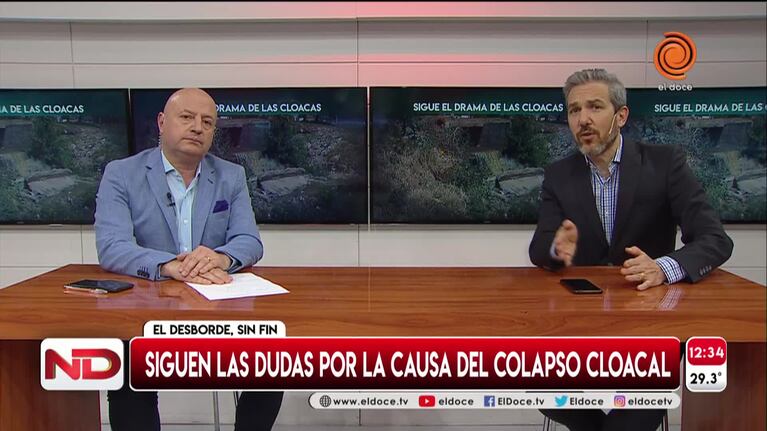 Desborde cloacal: el diputado Diego Mestre fue increpado por vecinos