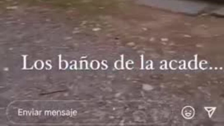 Flor Vigna salió espantada del baño de La Academia