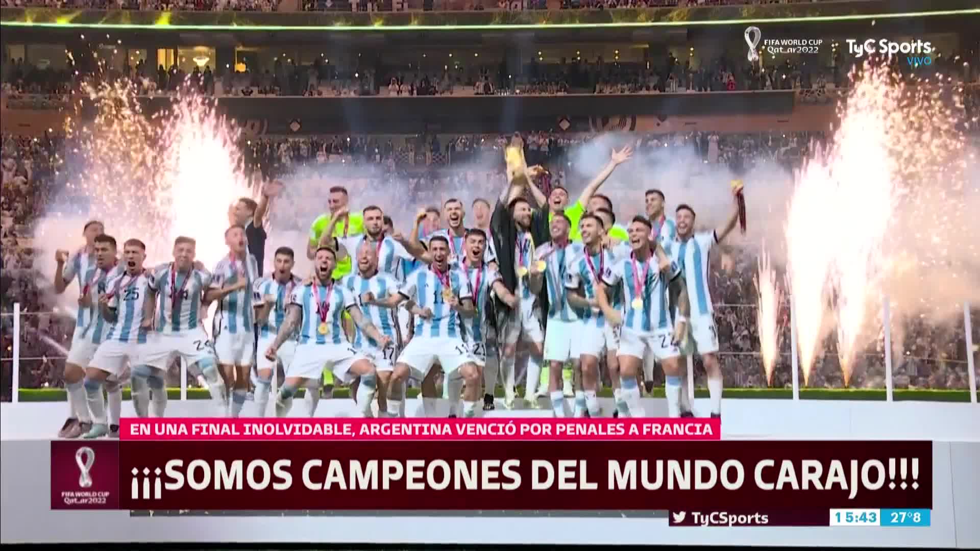 La Argentina de Messi es campeón del mundo