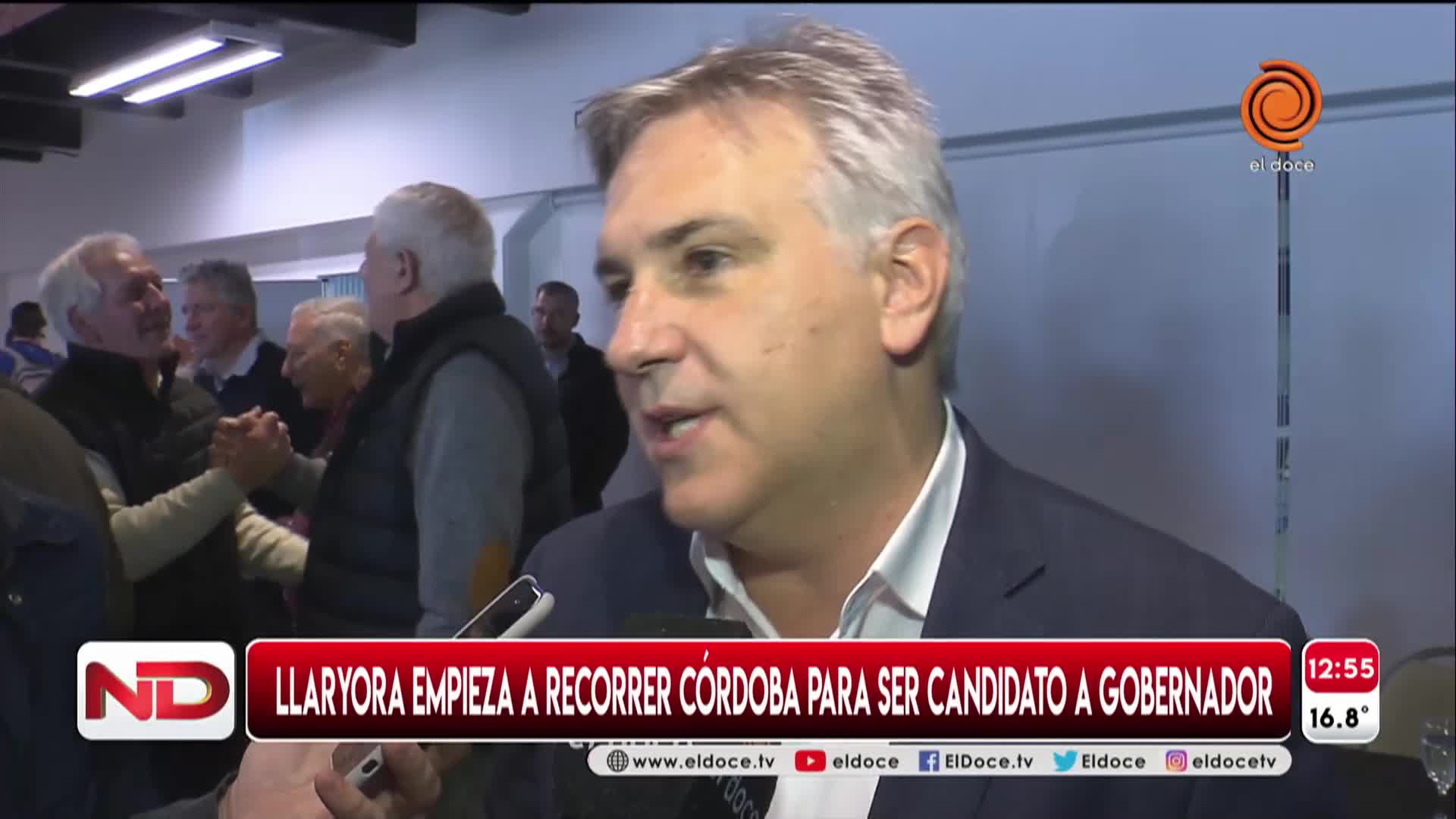 Llaryora confirmó que sale a recorrer el interior de Córdoba