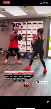 Boxeo, el nuevo hobbie de Antonela Roccuzzo