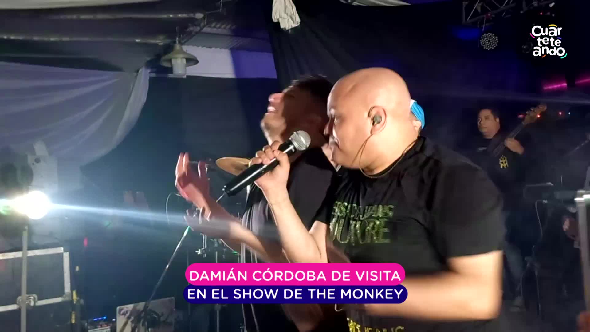 The Monkey recibió la visita de Damián Córdoba