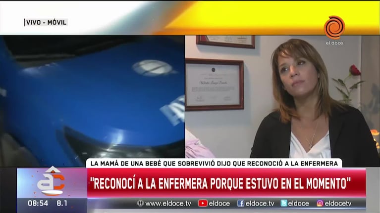 Habló la madre de la beba sobreviviente tras la reunión con Gabriela Barbás