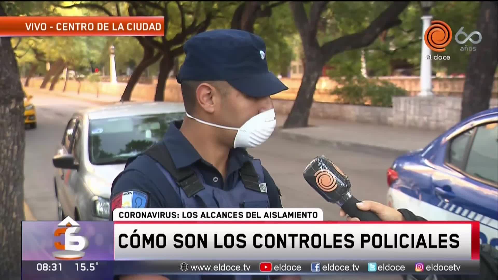 Así son los controles en el centro de Córdoba