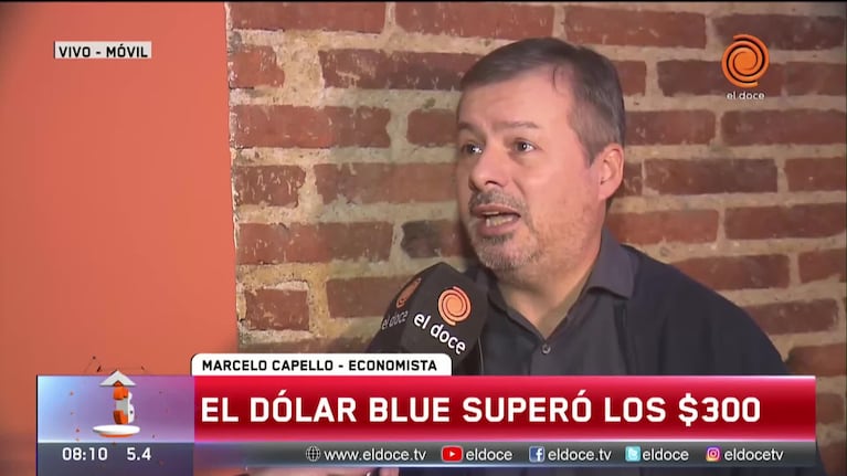 Por qué el dólar blue pasó los $300