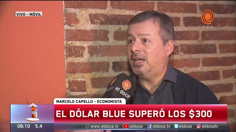 Por qué el dólar blue pasó los $300