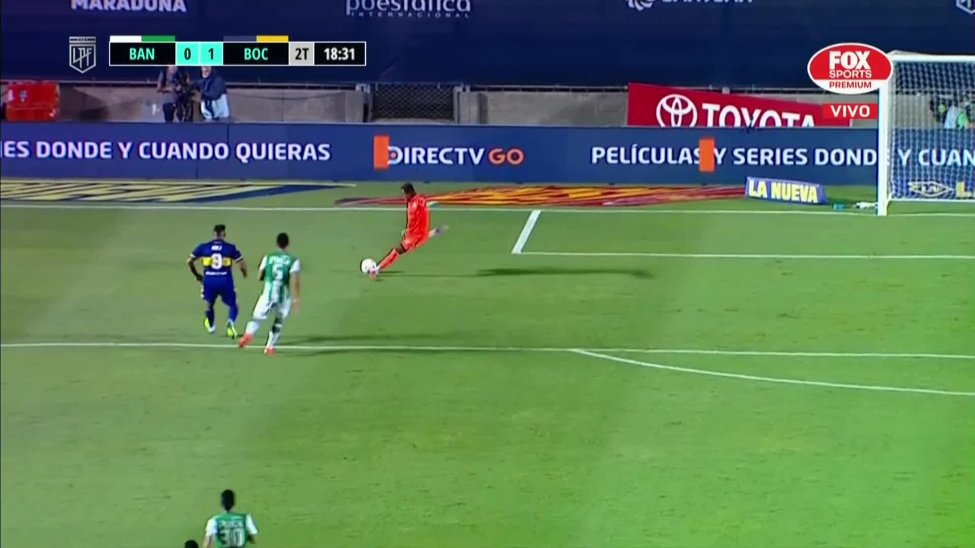 El golazo de Cardona en Boca-Banfield