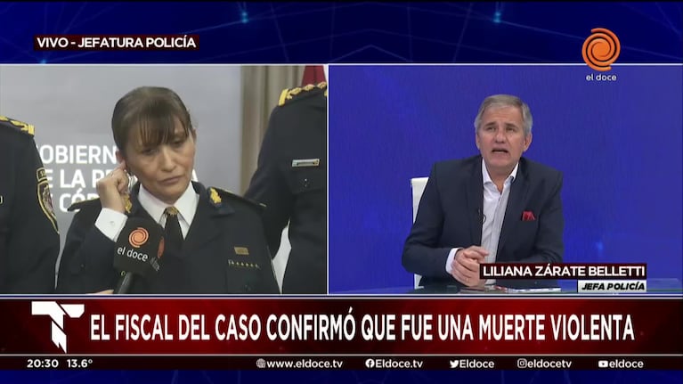 Liliana Zárate se refirió a la detención de los policías de La Falda