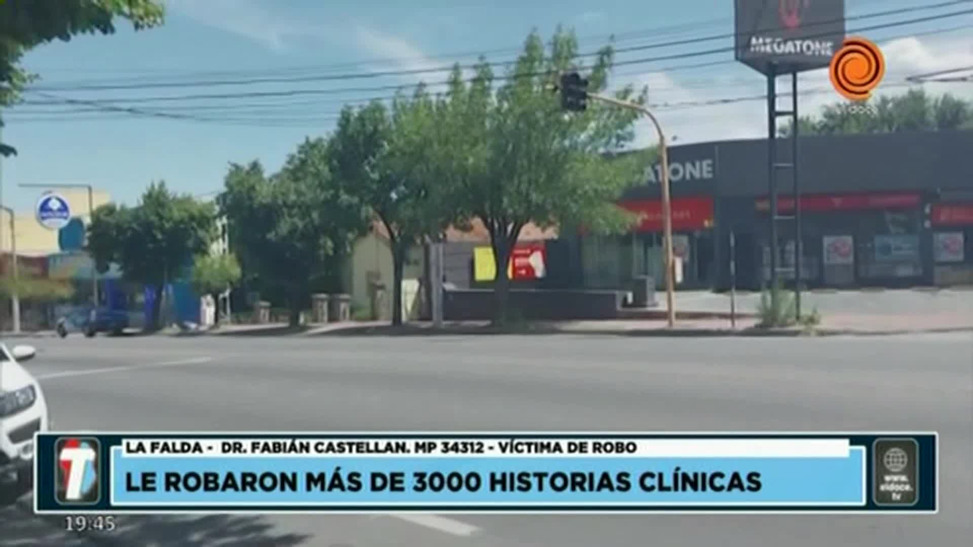 Un médico pide ayuda por un robo en La Falda