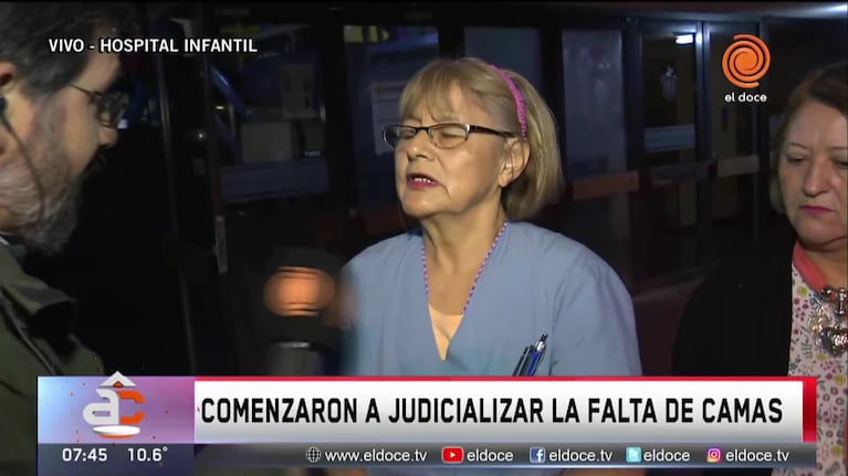 Hospital Infantil: desbordado por falta de camas