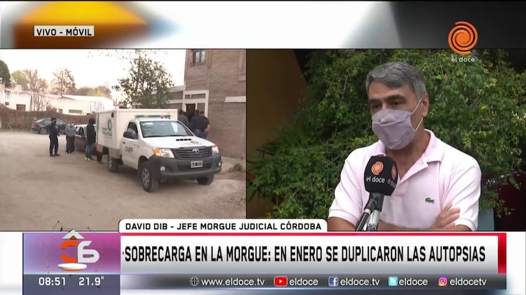 Sobrecarga en la morgue y el problema de la derivación de cadáveres por muerte natural