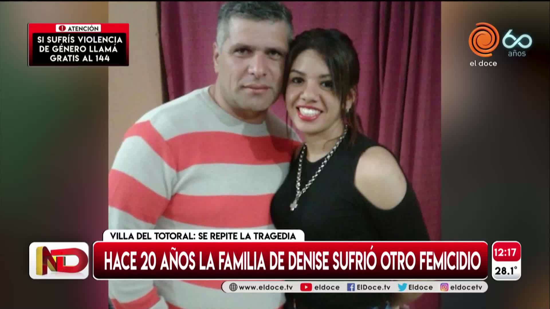 La familia de Denise sufrió otro femicidio hace 20 años