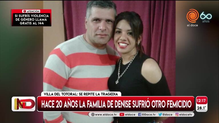La familia de Denise sufrió otro femicidio hace 20 años