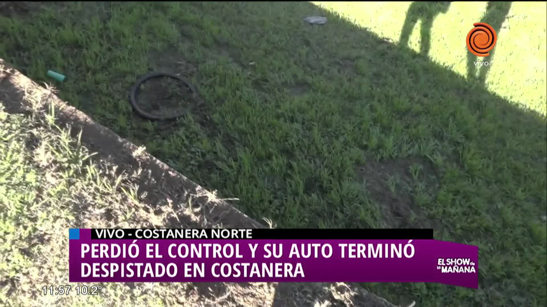 Estaba borracho, perdió el control y cayó a la costanera