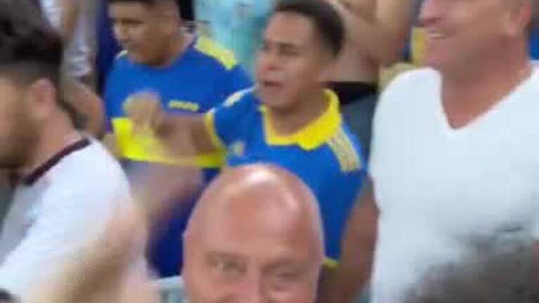 La emoción de La Mona en la final de la Libertadores