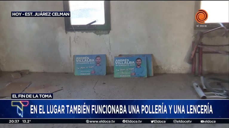 Recuperaron la iglesia usurpada en Estación Juárez Celman