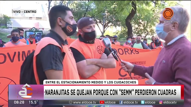 Estacionamiento medido: naranjitas se quejan porque con SEMM perdieron cuadras