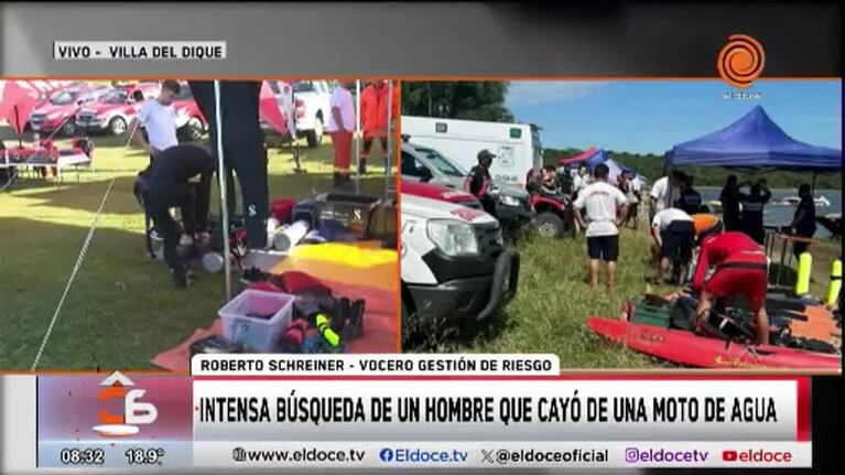 Aseguran que el hombre desaparecido en el lago de Embalse no sabía nadar