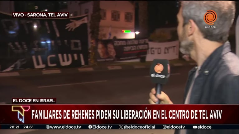 El muro que homenajea a los secuestrados por Hamas