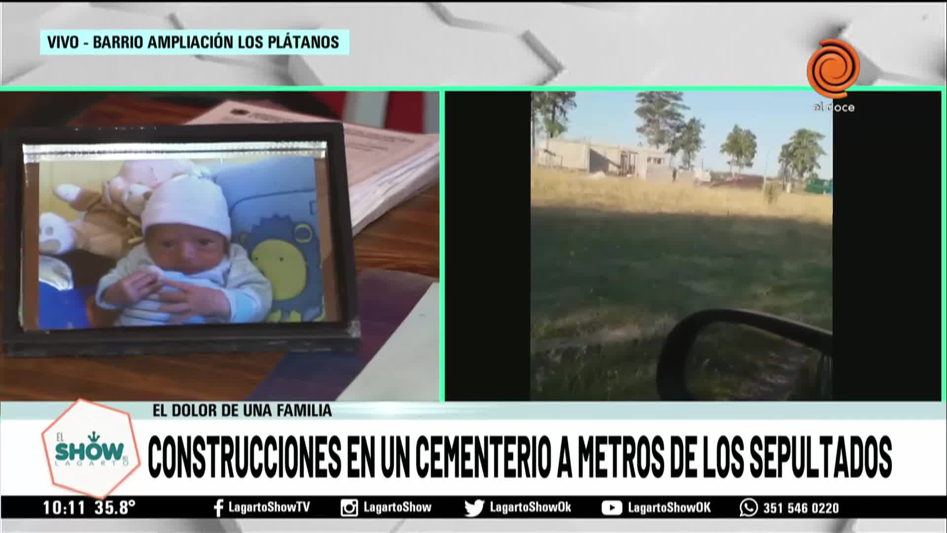 Denuncian que construyen casas en un cementerio