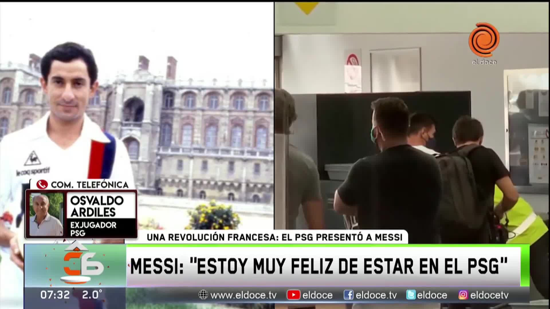 Ardiles sobre Messi en el PSG: "El club quiere ganar todo"