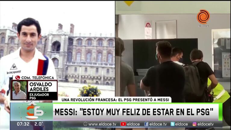 Ardiles sobre Messi en el PSG: "El club quiere ganar todo"
