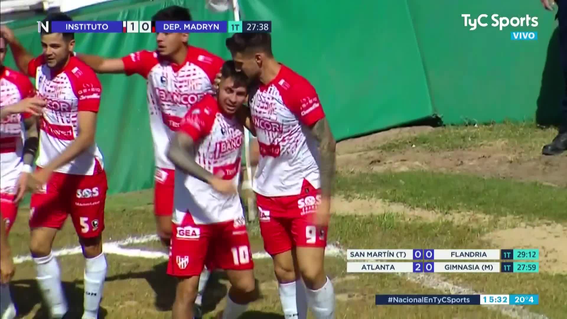 Watson y el 1-0 de Instituto a Deportivo Madryn