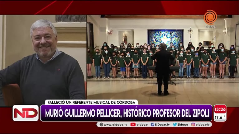 Murió Guillermo Pellicer, histórico profesor del Zípoli