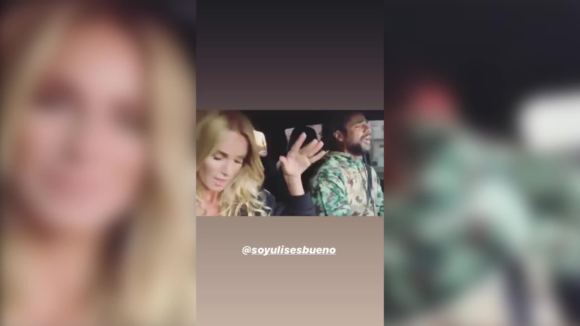 En el auto de Sabrina Rojas y Luciano Castro suena Ulises Bueno