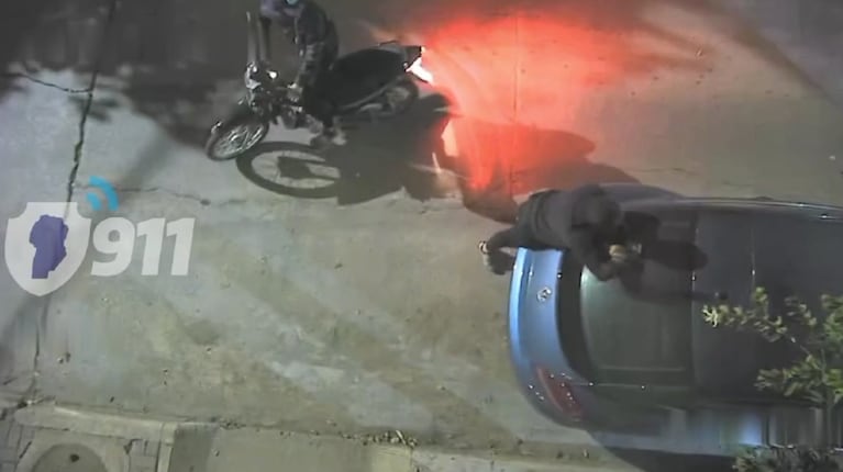 De película: así arrestaron a motochoros que atacaron autos