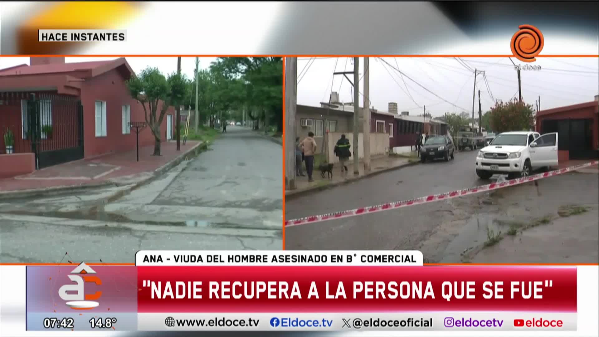 Desgarrador relato de la esposa del albañil asesinado por ladrones 