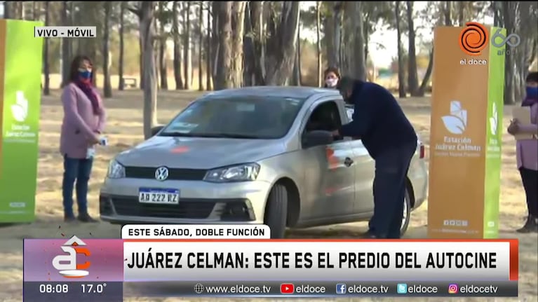 Juárez Celman inaugura el autocine este sábado