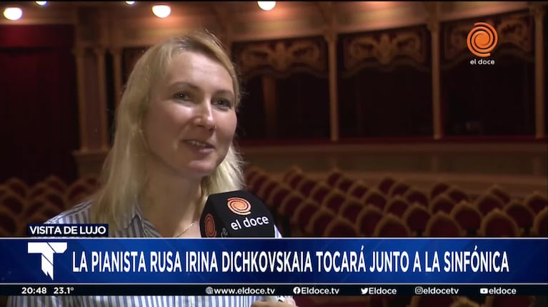 La pianista rusa Irina Dichkovskaia se presenta en Córdoba y opinó sobre la guerra