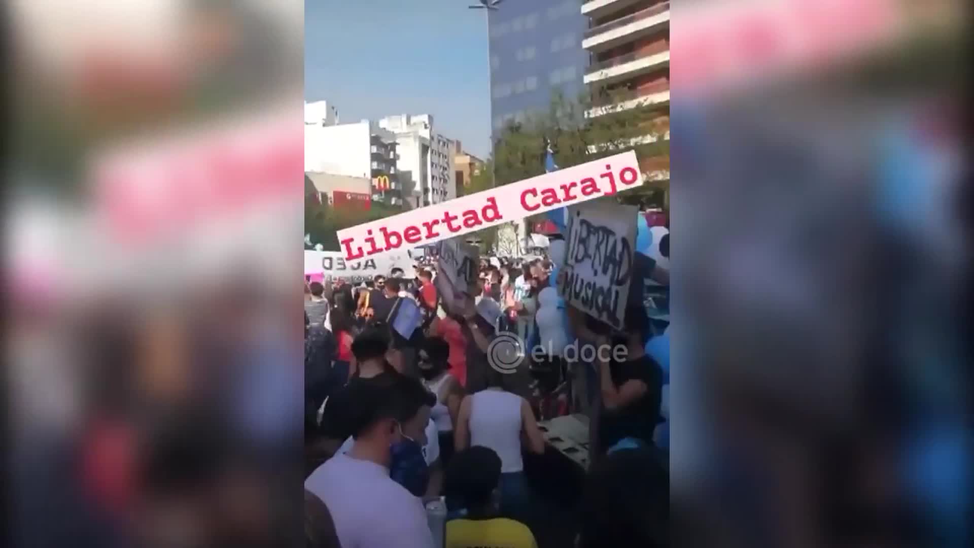 Una fiesta electrónica en el banderazo