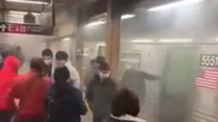 Así fue el ataque en el subte de Nueva York