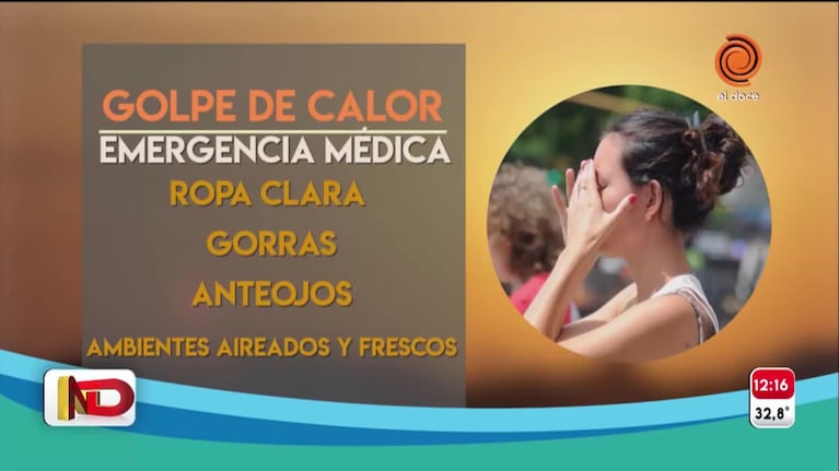Las recomendaciones del Doctor Sabagh para un día de mucho calor