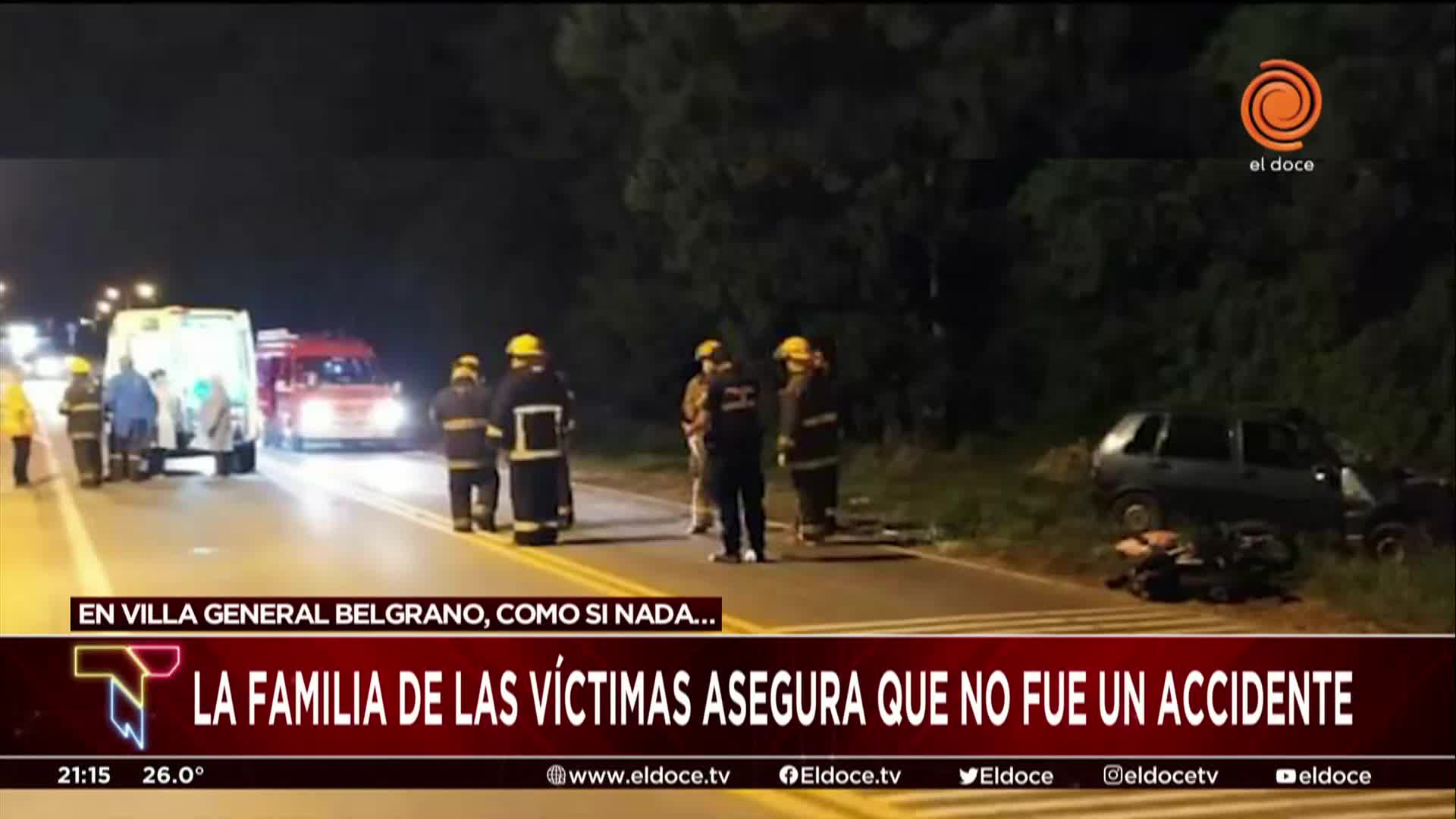 Accidente en Villa General Belgrano: familiares de las víctimas piden justicia