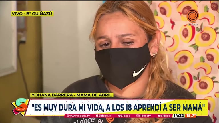 El drama de Yohana y sus cinco hijos