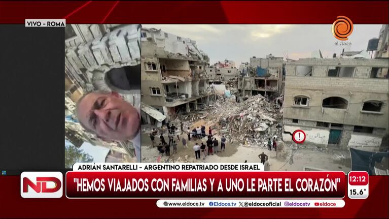 Llegó a Roma el primer vuelo con repatriados desde Israel: el testimonio de un argentino