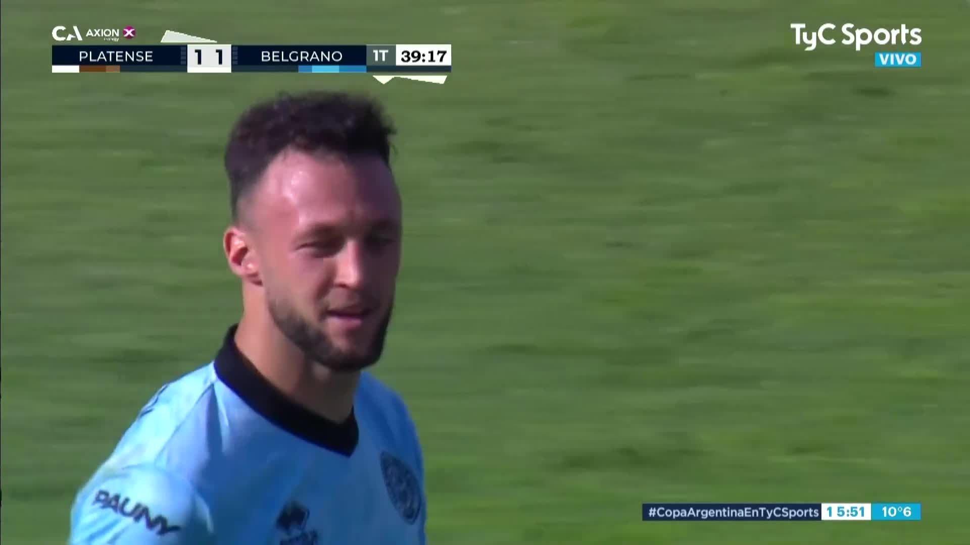 Belgrano igualó a Platense con gol de Susvielles