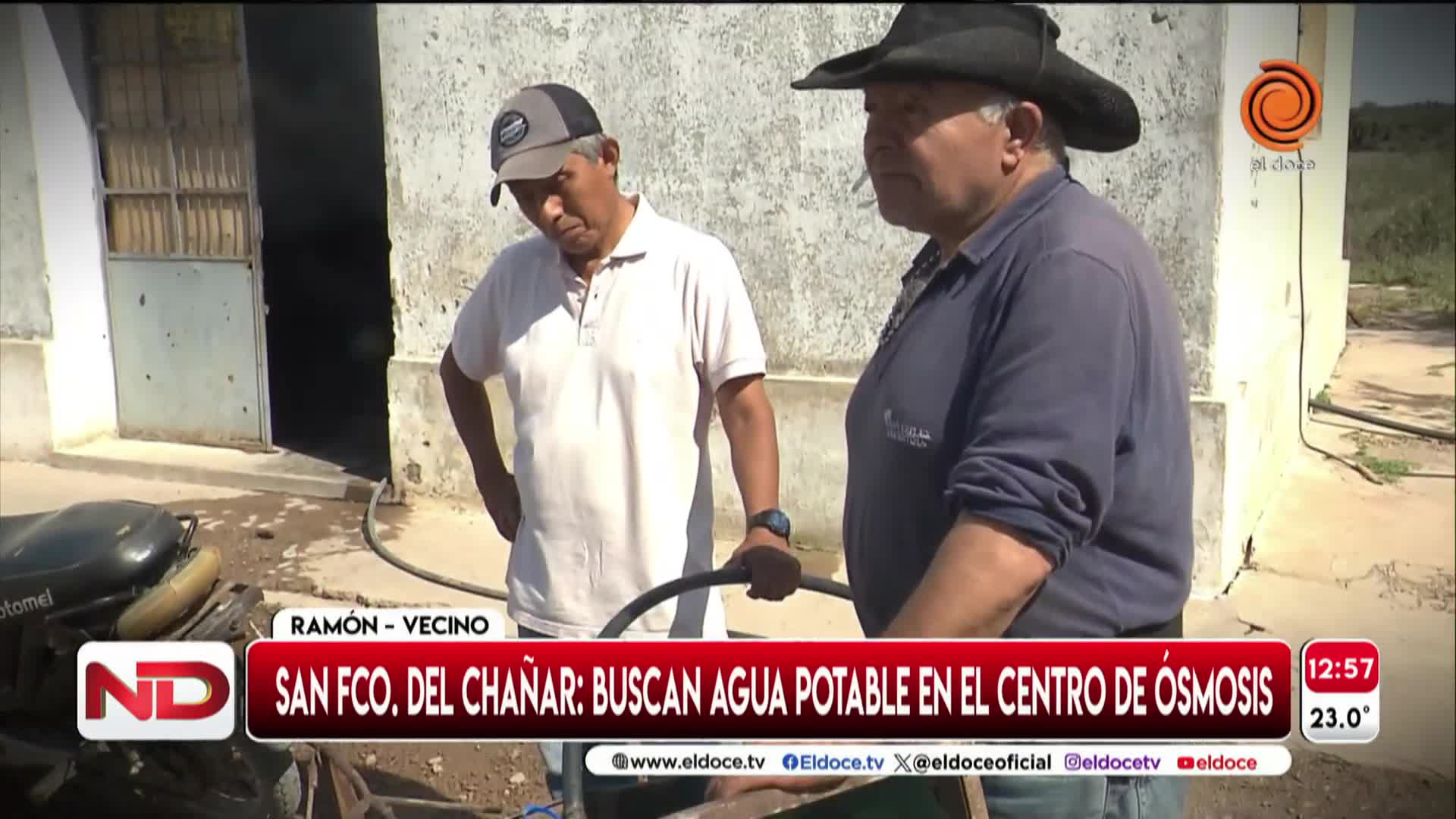 Así consiguen agua potable los vecinos de San Francisco del Chañar