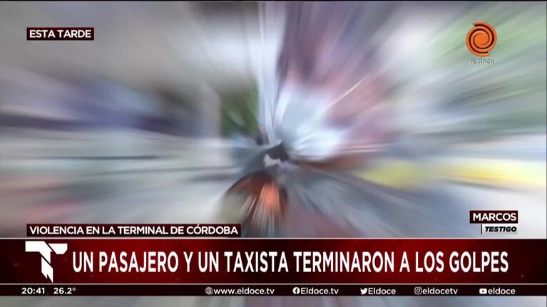 Habló un testigo clave sobre la pelea del taxista y su pasajero