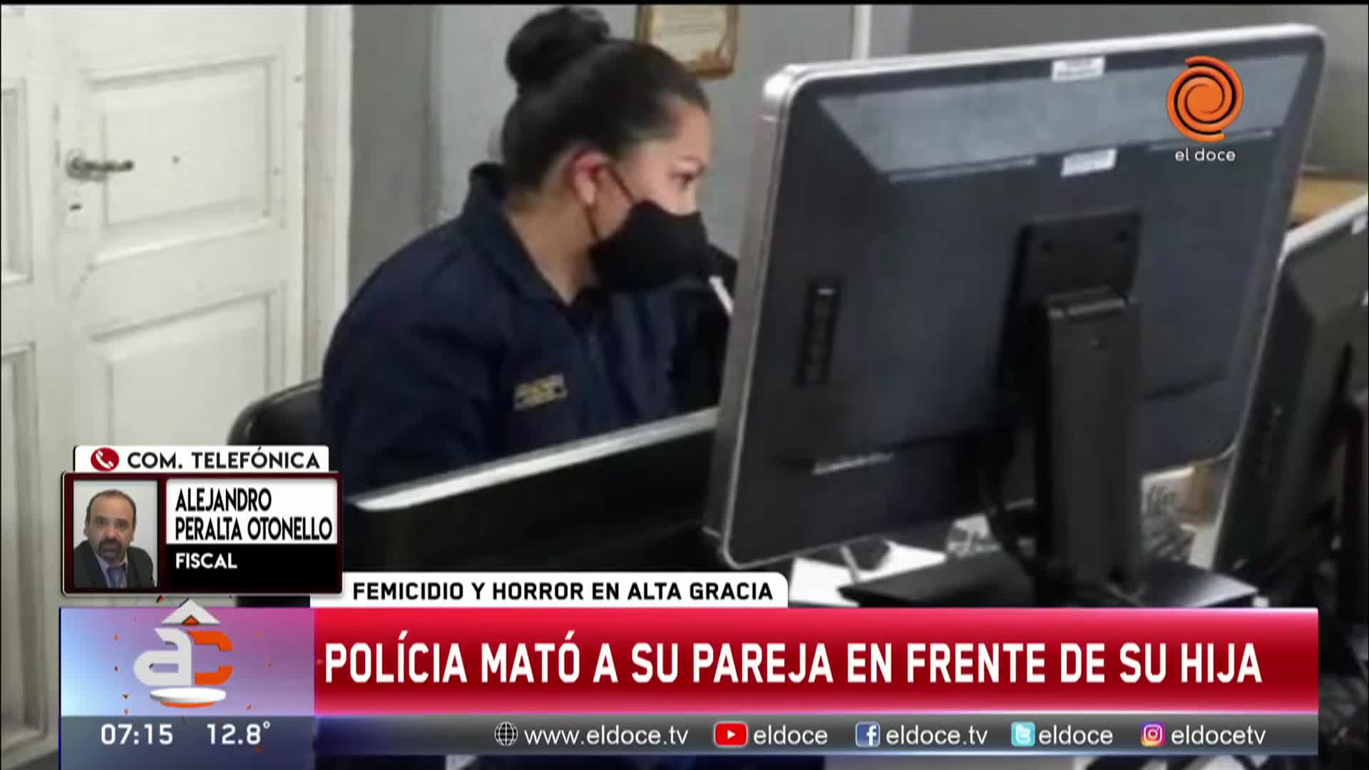 El policía y femicida tenía una denuncia por violencia familiar